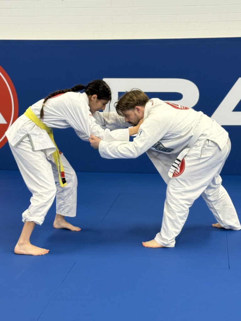 Adults jiu-jitsu training