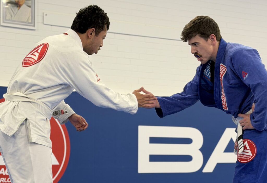 training bjj and self defense on class